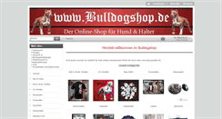 Desktop Screenshot of bulldogshop.de