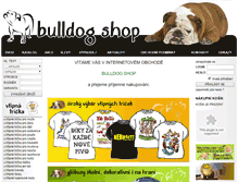 Tablet Screenshot of bulldogshop.cz